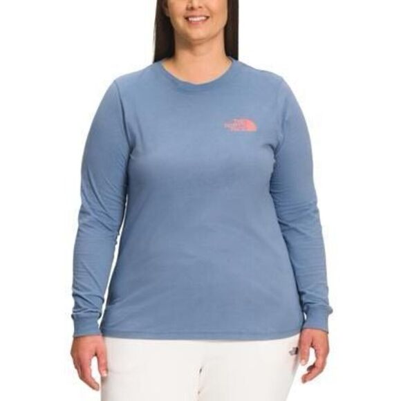 The North Face Women's Plus Size Graphic Injection Long Sleeve Shirt Size 1X - Picture 1 of 3